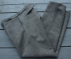 Homespun Gray woolen Jean Cloth Mule Ear Pocket Pant Blank